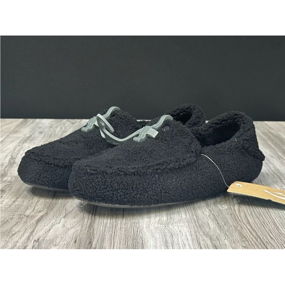OluKai Nohea Heu Slippers Black 20459-4040 Women’s Size US 10 NWT